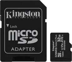 Kingston MicroSDHC Class 10 Flash Memory Card