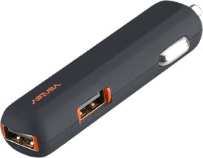 Ventev r2240 Slim Car Charger dual 2.4A USB ports (no cable)