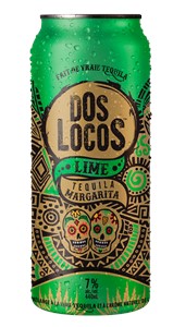 Independent Distillers Canada Dos Locos Lime Tequila Margarita 440ml