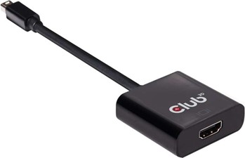 Club3D Club 3D - MiniDisplayPort 1.2 Male to HDMI 2.0 Female 4K 60HZ UHD/3D Active Adapter