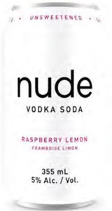 Orchard City Distilling Nude Vodka Soda Raspberry Lemon 2130ml