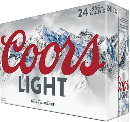 Molson Breweries 24C Coors Light 8520ml