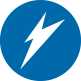 Icon for a lightening bolt