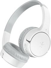Belkin - SOUNDFORM Mini On-Ear Wireless Headphones w/Micro-USB Cable - White