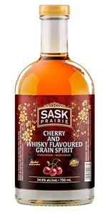 Minhas Sask Ventures Sask Prairie Cherry Whisky Flavoured Grain Spirit 750ml