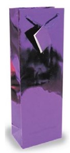 Smith &amp; Doyle Metallic Purple Gift Bag