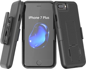 iPhone 7/8 Plus Encased Holster Shell Combo With Kickstand