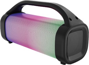 Ampd - Led Light Show Mini Bazooka Bluetooth Speaker And Led Face