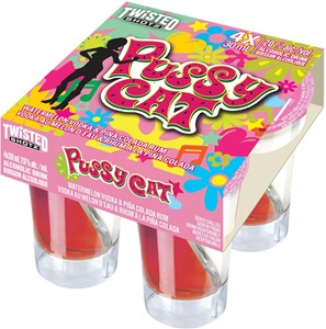 Independent Distillers Canada Twisted Shotz Pussy Cat 4 x 30ml