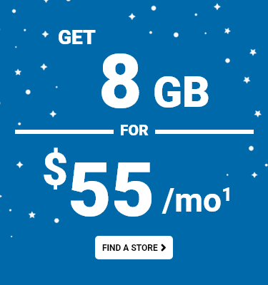 Get 8GB for $55/mo. Find a store.