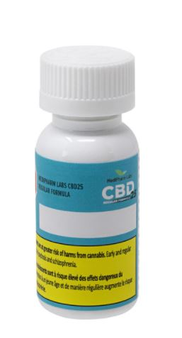 CBD 25 Regular Formula - Medipharm Labs - Ingestible Oil