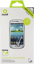 Muvit Samsung Galaxy S 3 Mini Clear Cover Ready Screen Protector (2PK)