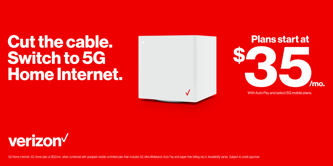 Get 5G Home Internet as low as $35/mo
