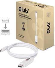 Club3D - USB-C 3.1 Gen 1 to Display Port 1.2a Cable 1.2 m/3.93ft-Support 4K UHD @ 60Hz