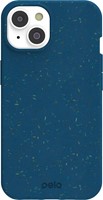iPhone 14/13 Pela Compostable Eco-Friendly Classic Case - Stormy Blue