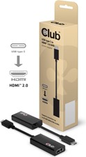 Club3D - USB-C 3.1 Gen 1 Male to HDMI 2.0 Female 4K60Hz UHD/3D Active Adapter